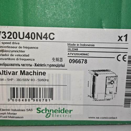 ATV320U40N4C 变频器 4KW 三相380-500V调速驱动议价维修