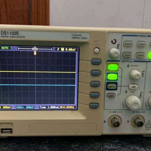 DS1102E 数字示波器 100MHz 1GS/s双通道彩色示波器议价维修