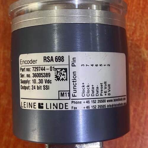 729744-01 RSA698 编码器 莱纳林德工控自动化传感配件议价维修