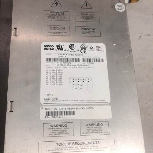 VS3-K5-K5-F233-F233-0 ASTEC多路工业电源 工控设备电源议价维修