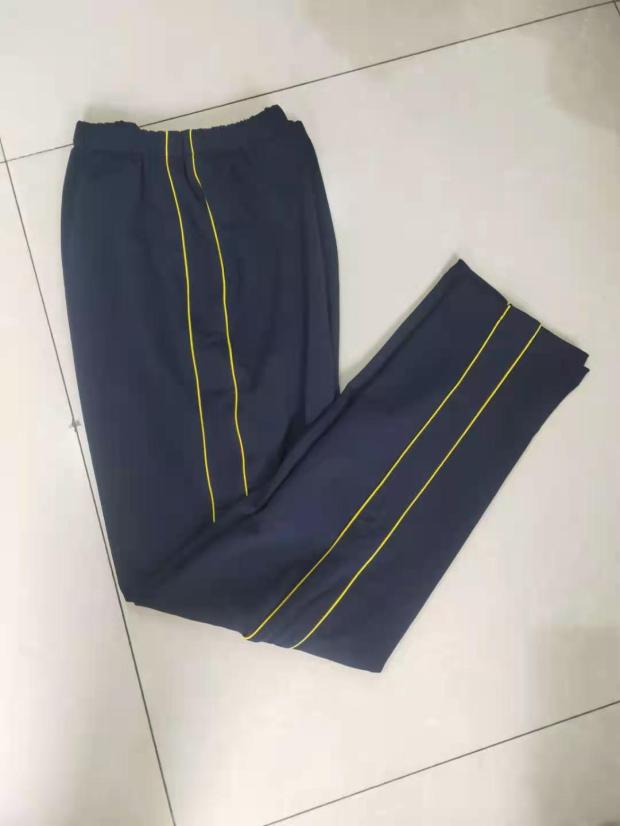 纯棉长裤藏蓝色休闲运动校服
