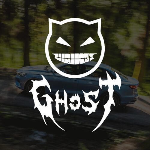 王琳凯GHOST汽车车贴小鬼歌手演员海娜潮流霸气反光装饰贴纸