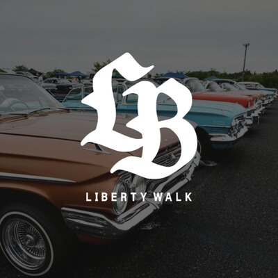 Liberty Walk汽车车贴 LBWK汽车改装车身车窗玻璃贴纸