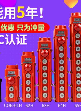 COB-61H 62H 63H 64H 65H行车按钮开关 防水起重控制盒电动葫芦