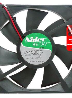 原装Nidec TA450DC A34808-16 12025 12cm 12V 0.62A 大风量风扇