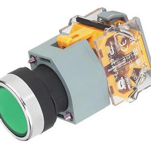 启动按钮开关 LAY39B 复位按钮 平钮 螺丝固定型