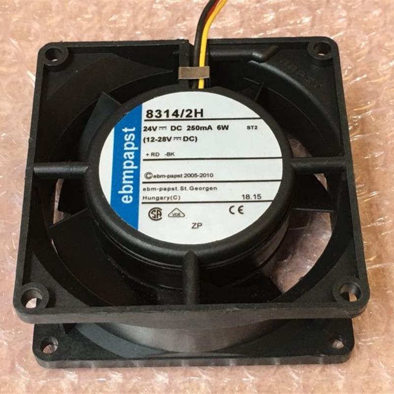 原装西德ebmpapst 8314 8312H/HR/HU/HL/19H/12HL 24V变频器风扇