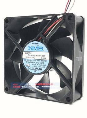原装 3110KL-05W-B69 24V 0.18A 8CM 8025 变频器散热风扇
