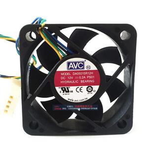 原装 DA05015R12H 5015 5CM 12V 0.20A 大风量主板南北桥风扇