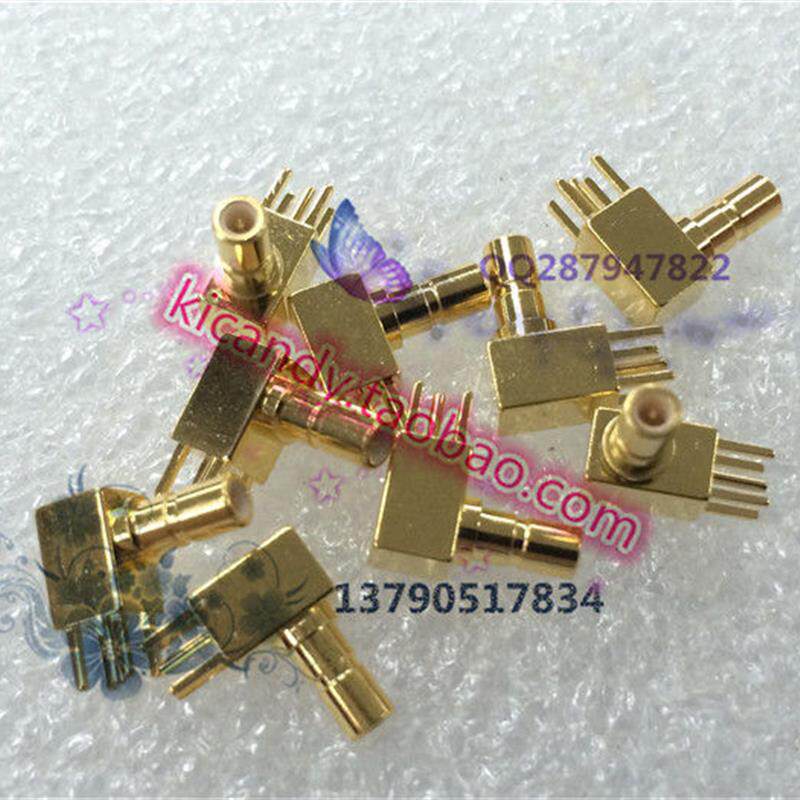 RF连接器SSMB-JWE 50欧姆SSMB弯座 SSMB射频连接器 印制板天线座