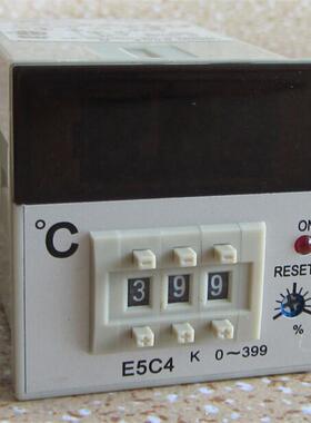 全新 数显 E5C4-R 数显温度控制器 温控仪 K型0-399℃ 高品质