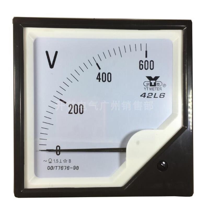 面板指针交流型电压表电流表 42L6-500V 42L6-400A