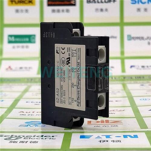 9年老店 Fuji SZ-AS1辅助触头SZ-AS2 触点1NO常开1NC常闭