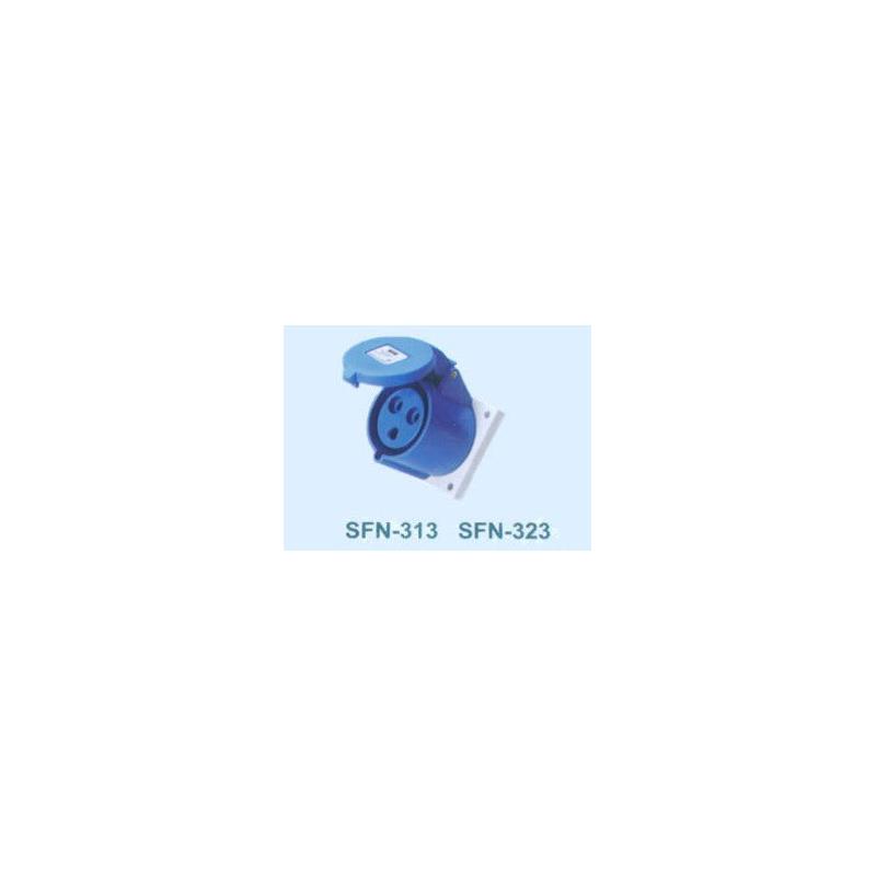 SFE工业插座SFN-323 32A 三极暗装直座 IP44 三级插座 新型