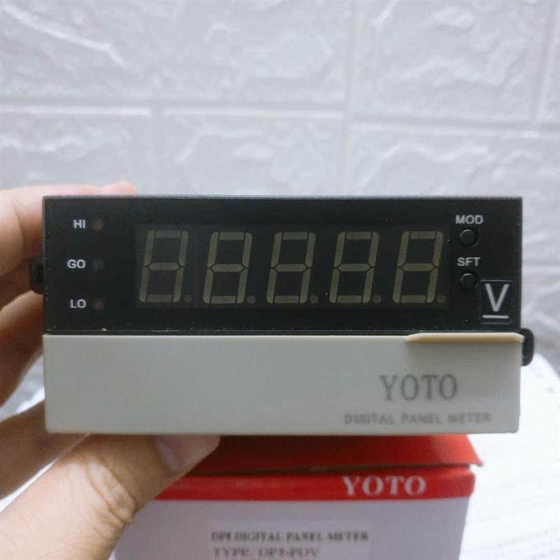北崎YOTO上下限三路报警智能数显交直流电压表 DP5-PAV DP5-PDV