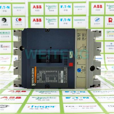 9年老店 梅兰Merlin Gerin空气开关 NS100N三极3P 100A塑壳断路器