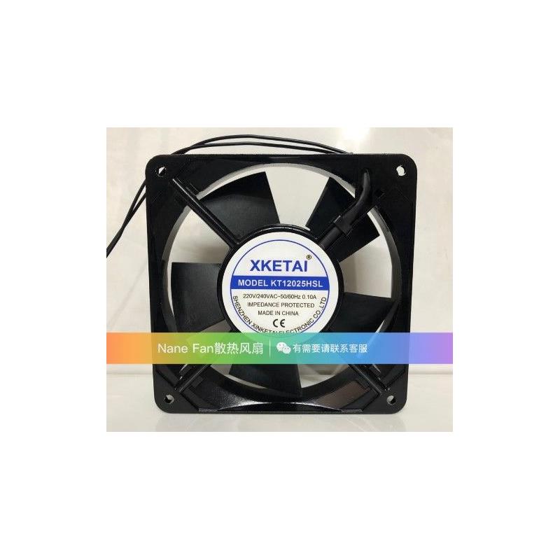 原装全新XKETAI  220V 0.10A 12025 12CM 机柜散热风扇