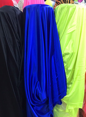 四面弹力缎面/亮面氨纶色丁布料拉丁舞服 舞蹈服 舞台服装DIY面料