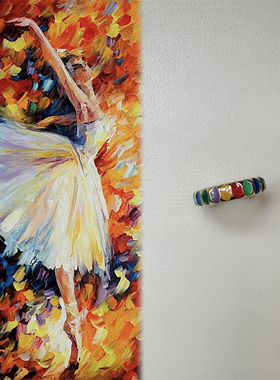 Little joys「芭蕾舞少女」复古彩虹戒指女小众简约复古秀气精致