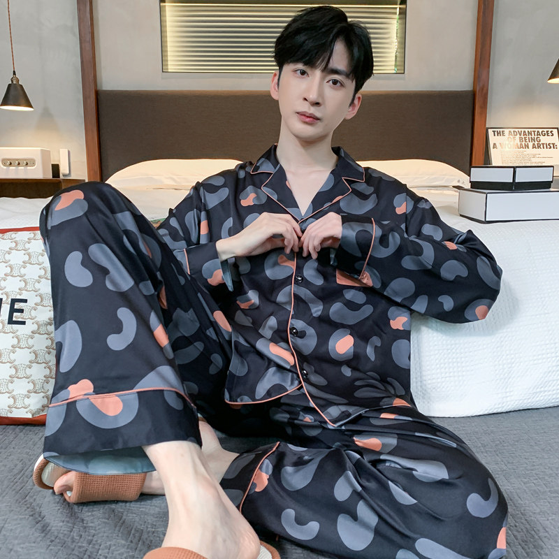 慕尚姿男冰丝透气家居服新品