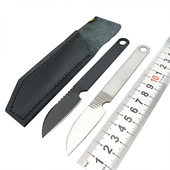 高硬度一体龙骨小刀 开箱快递水果小刀 户外战术直刀 CNC精雕小刀