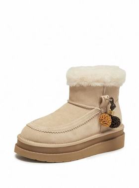 15号2025冬季新款雪松松加绒保暖雪地靴EIY06