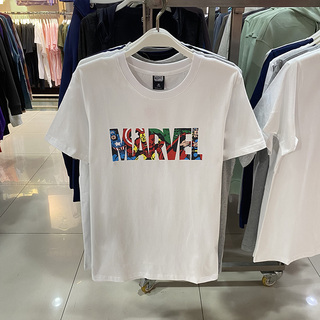 复仇者联盟t恤MARVEL漫威动漫印花T恤短袖潮牌青年百搭t 恤衫