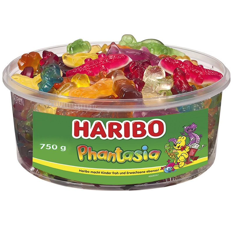 德国进口haribo哈瑞宝梦幻乐园软糖多种造型橡皮糖儿童果汁qq糖果