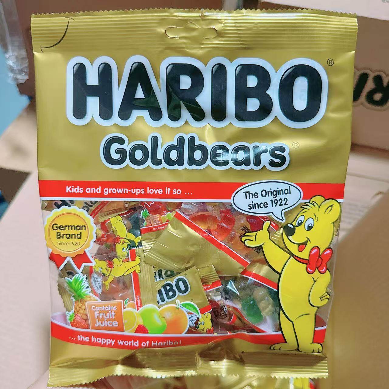 土耳其进口Haribo哈瑞宝小熊软糖水果味橡皮糖分享装金熊软糖喜糖