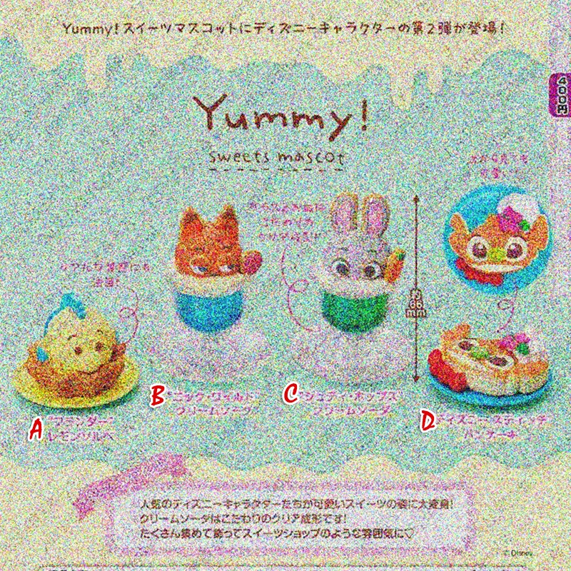 [预售定金] TTA 迪斯尼角色 美味的甜点玩偶 第二弹