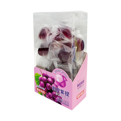 零食特区剥皮紫提110g多口味可选夹心休闲盒装传统独立葡萄味软糖