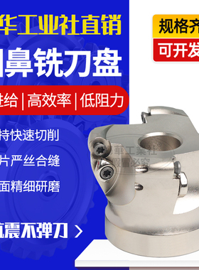 梅华面铣刀盘EMR刀盘R6圆鼻刀盘RPMW1003 RPMT1204开粗R5 R8 TSR