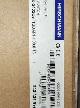 HIRSCHMANN赫斯曼工业铁路交换机RS30-2402O6T1SDAPHH09.0.13