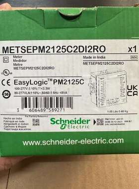 PM2125C多功能电能质量仪表，型号METSEPM2