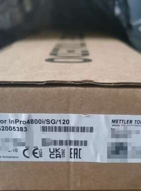梅特勒托利多PH电极，4800i/SG/120，25年2月全