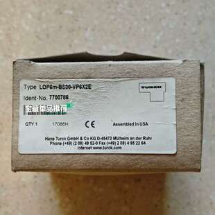 图尔克传感器 LOP6m-BS30-VP6X2E，77007