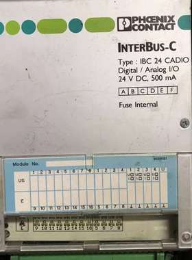 电气InterBus（IBS 24 CADIO）数字