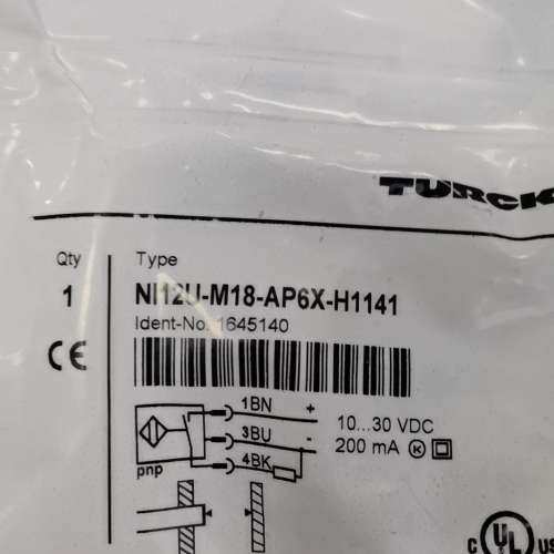 图尔克TURCK传感器 NI12U-M18-AP6X-H11