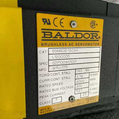 BALDOR保德伺服电机BSM80B-150AA没使用过的现