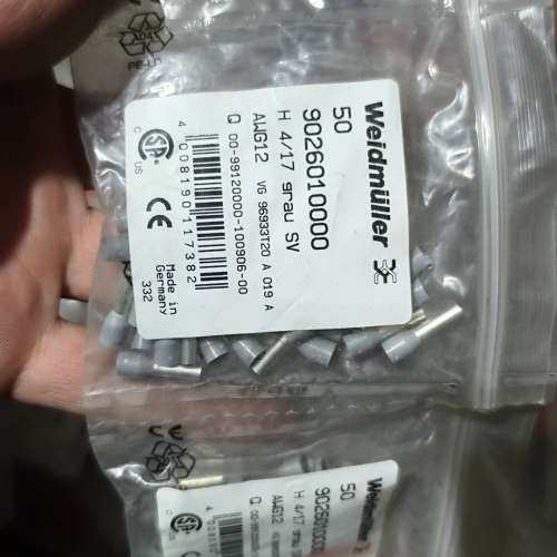 魏德米勒接线端子，型号H4/17 grau SV，AWG12
