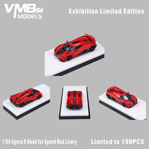 佛山展会限定VMB1/64柯尼塞格koenigsegg Agera R 极品飞车涂装