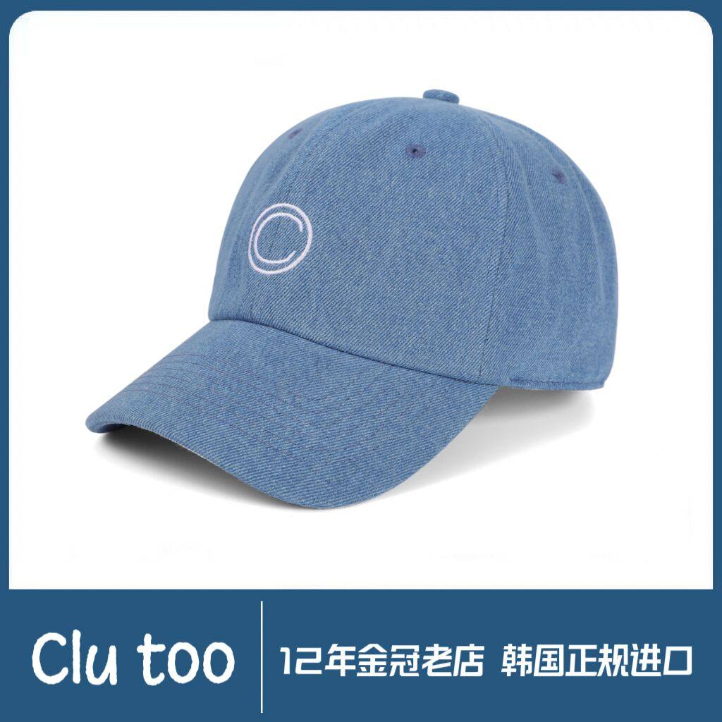 现货代购韩国Clutoo宋慧乔秦岚鸭舌帽子棒球帽牛仔小众设计师品牌
