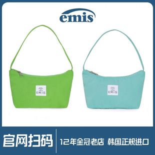 现货韩国采购正品 EMIS小众品牌单肩手提腋下包女包托特小红书推荐