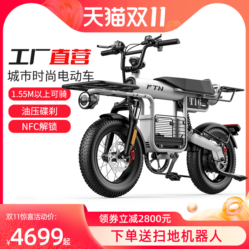 FTN新款电动车助力自行车