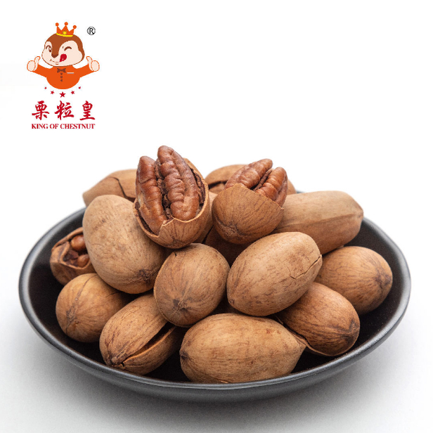 栗粒皇碧根果奶油500g直营连锁