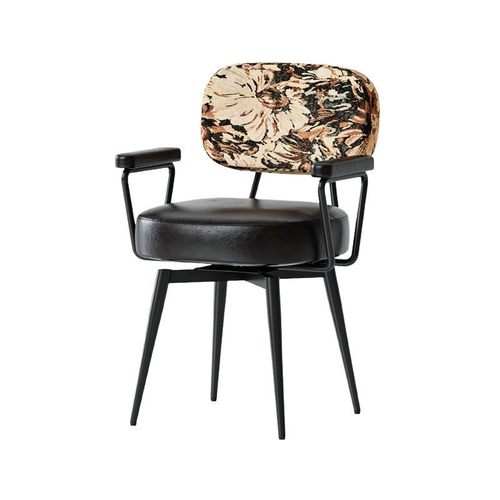 电脑椅耐用实木可旋转靠背椅办公人体工学家用化妆椅椅子北欧风格