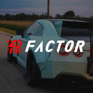 FACTOR汽车车贴英国公路车自行车品牌LOGO骑行潮流平板电脑贴纸