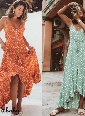 neck Backless Sundress Streetwear Vestidos 2019 NEW Arrival