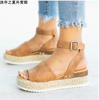 Women Sandals Size Wedges Shoes For Women High Heels Sandals
