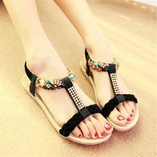 flat bottomed large Sandals summer women slippers new